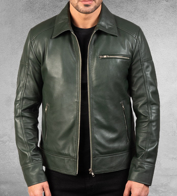 Danny Leather Biker Jacket