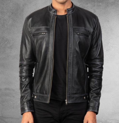 Banshee Leather Biker Jacket