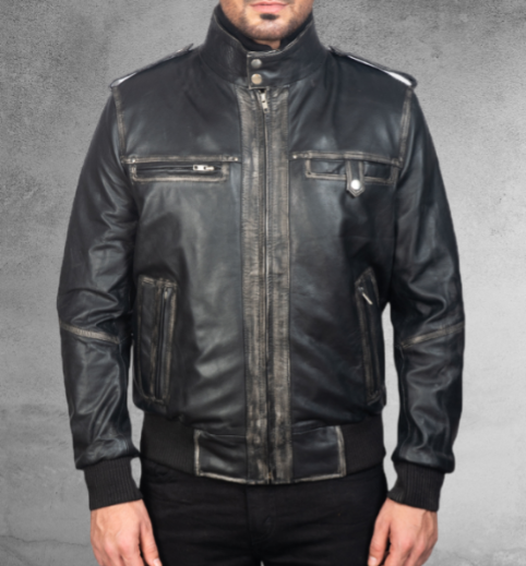 Bridger Leather Bomber Jacket